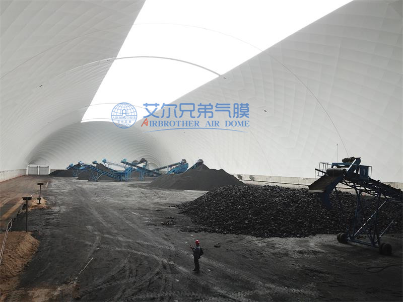氣膜建筑：新型儲(chǔ)煤建筑，有效改善煤場(chǎng)與環(huán)境的關(guān)系
